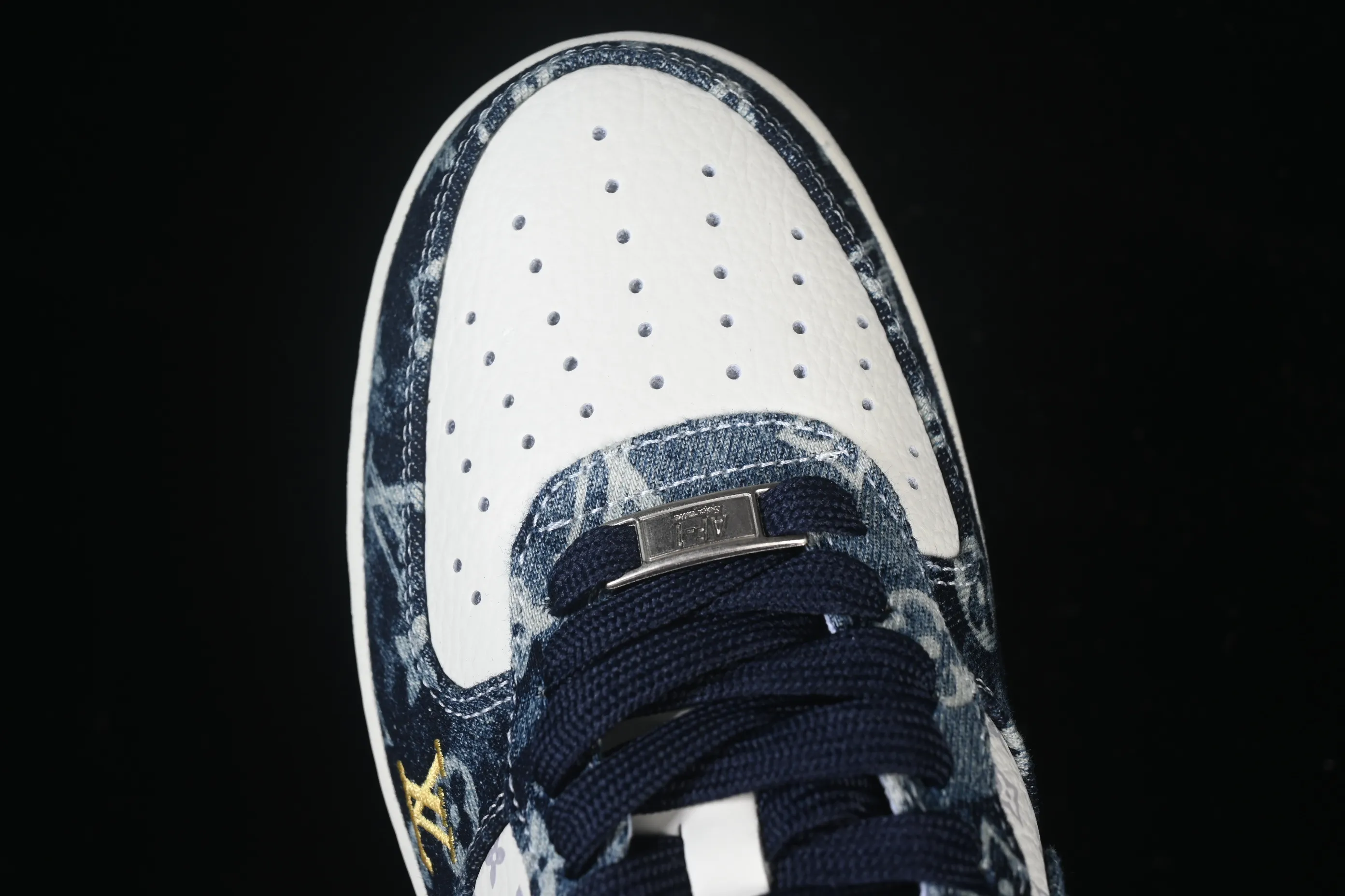 All categories Nk Air Force 1 Air Force series Nk Air Force 1 Low Air Force low-top Nike Air Force 1'07 Low LV joint white ink blue Air Force 1 low-top casual sneakers YF9511-820